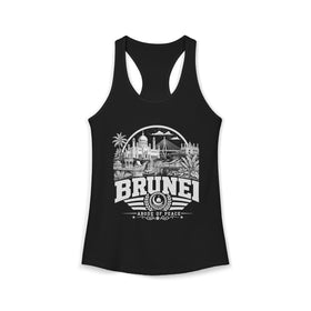 Camiseta sin mangas de mujer "Brunei: Morada de la Paz"