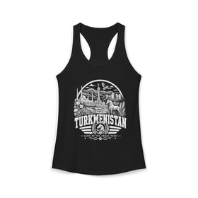 Camiseta sin mangas de mujer de Turkmenistán
