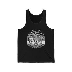 Camiseta sin mangas para hombre Kazakhstan Great Steppe