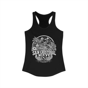Camiseta sin mangas para mujer de las Islas Gemelas de San Cristóbal y Nieves