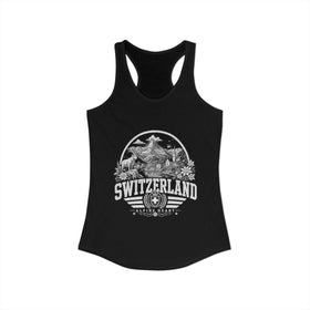 Switzerland Alpine Heart Women's Tank Top