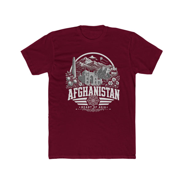 Camiseta de hombre "Corazón de Asia" de Afganistán