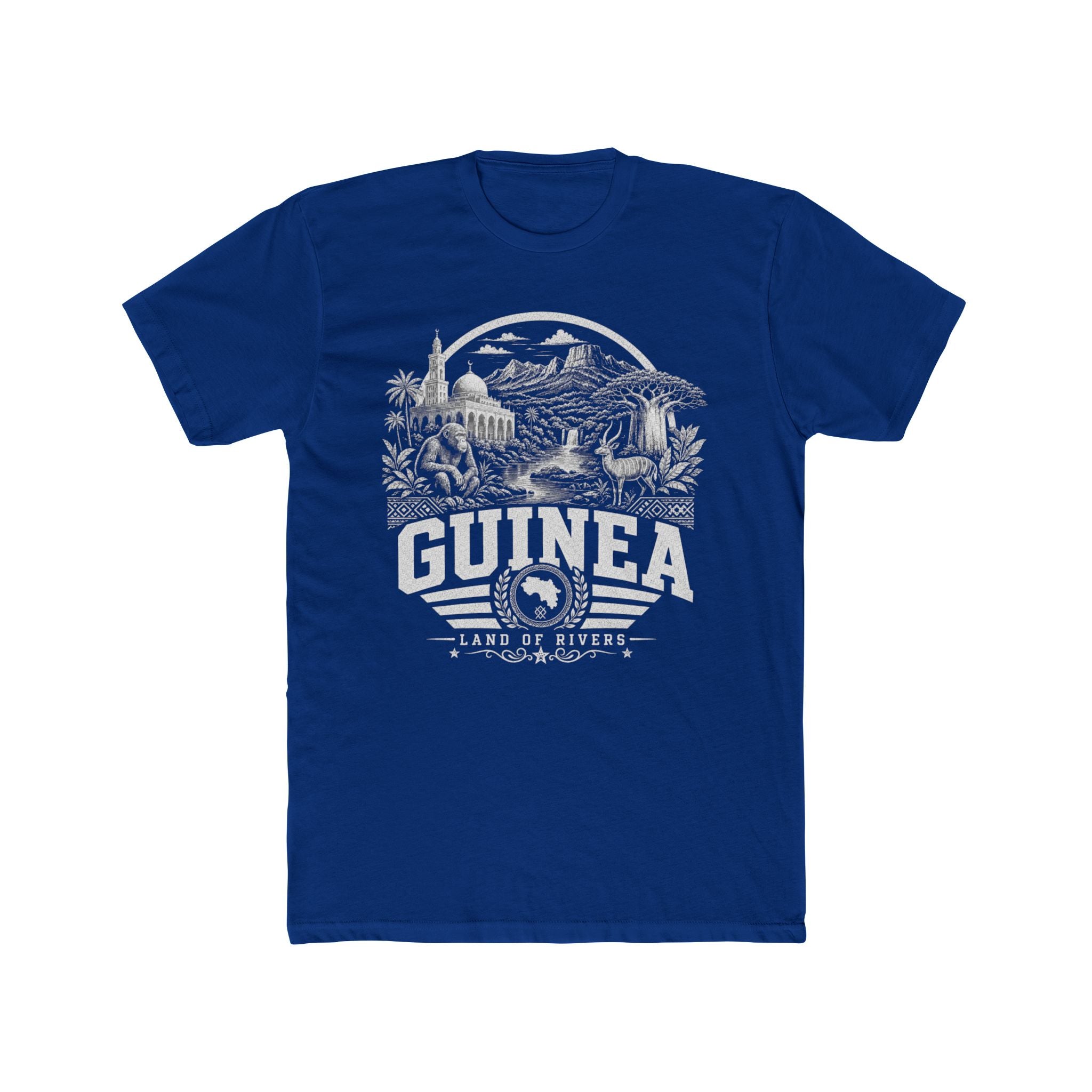 Camiseta Masculina Guiné, Terra dos Rios