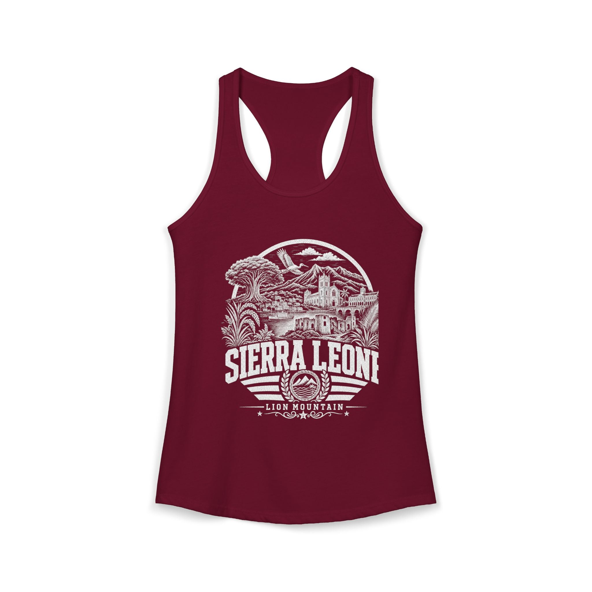 Sierra Leone Lion Mountain Women's Tank Top