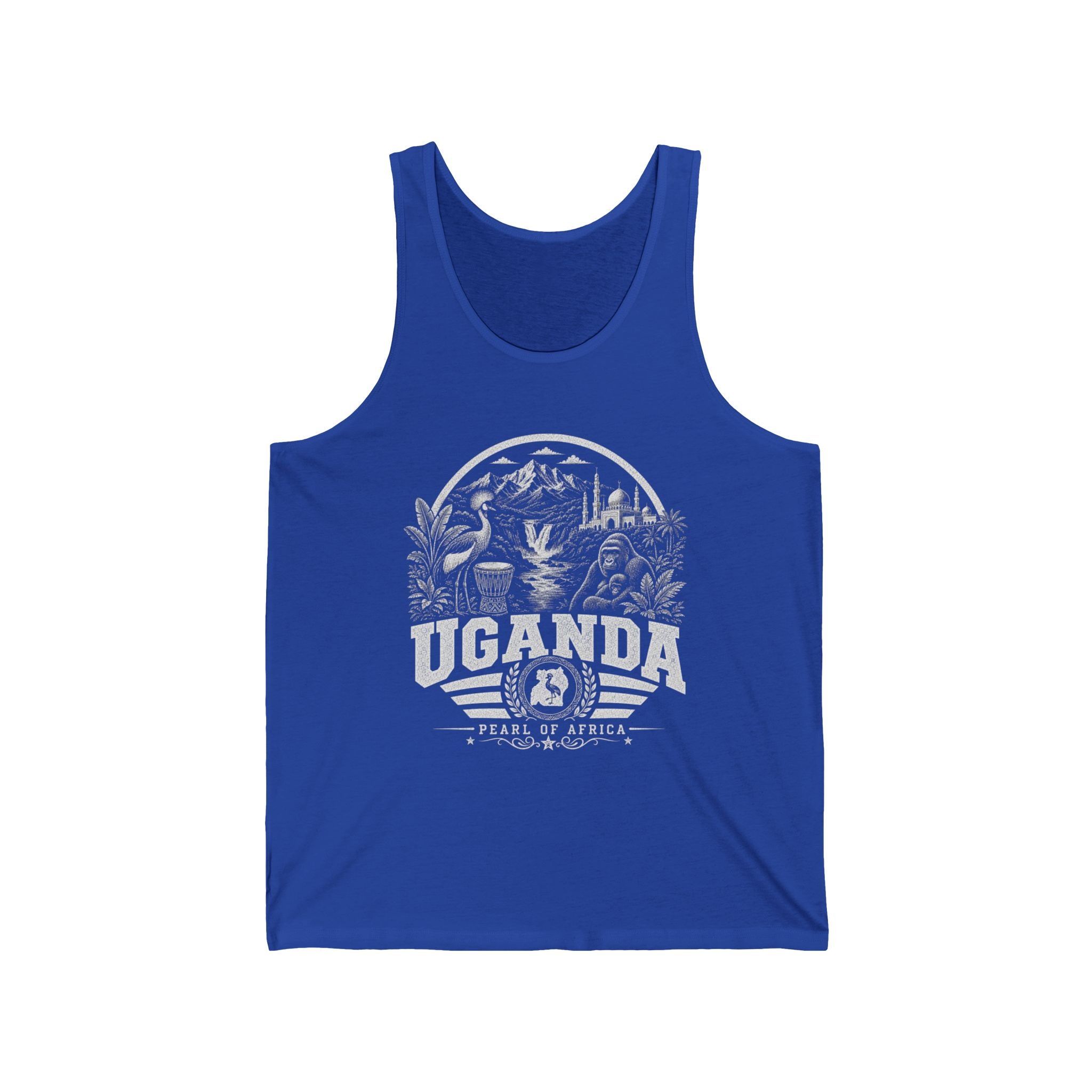 Camiseta Masculina Regata Uganda Pérola da África