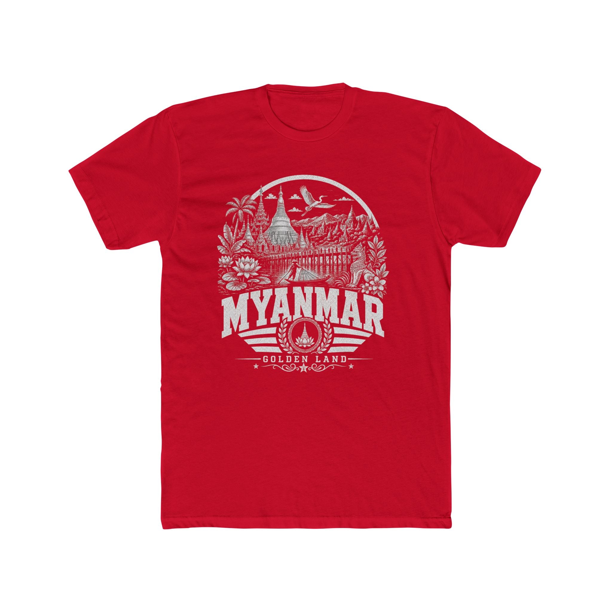 Camiseta Masculina Mianmar Terra Dourada