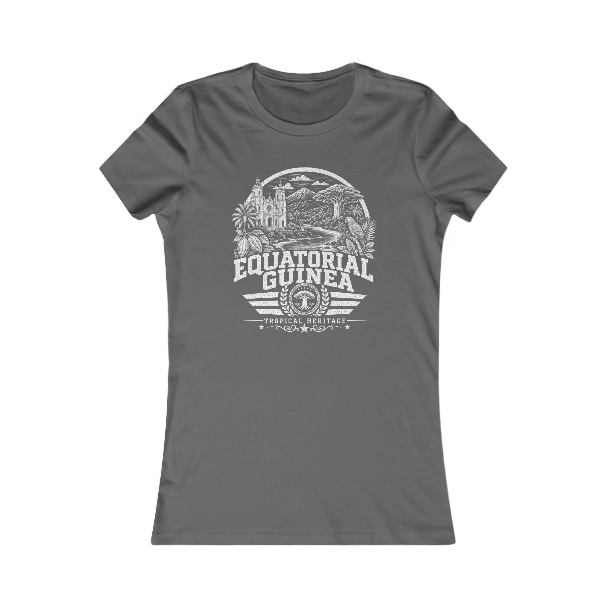 Camiseta Feminina Tropical Heritage da Guiné Equatorial