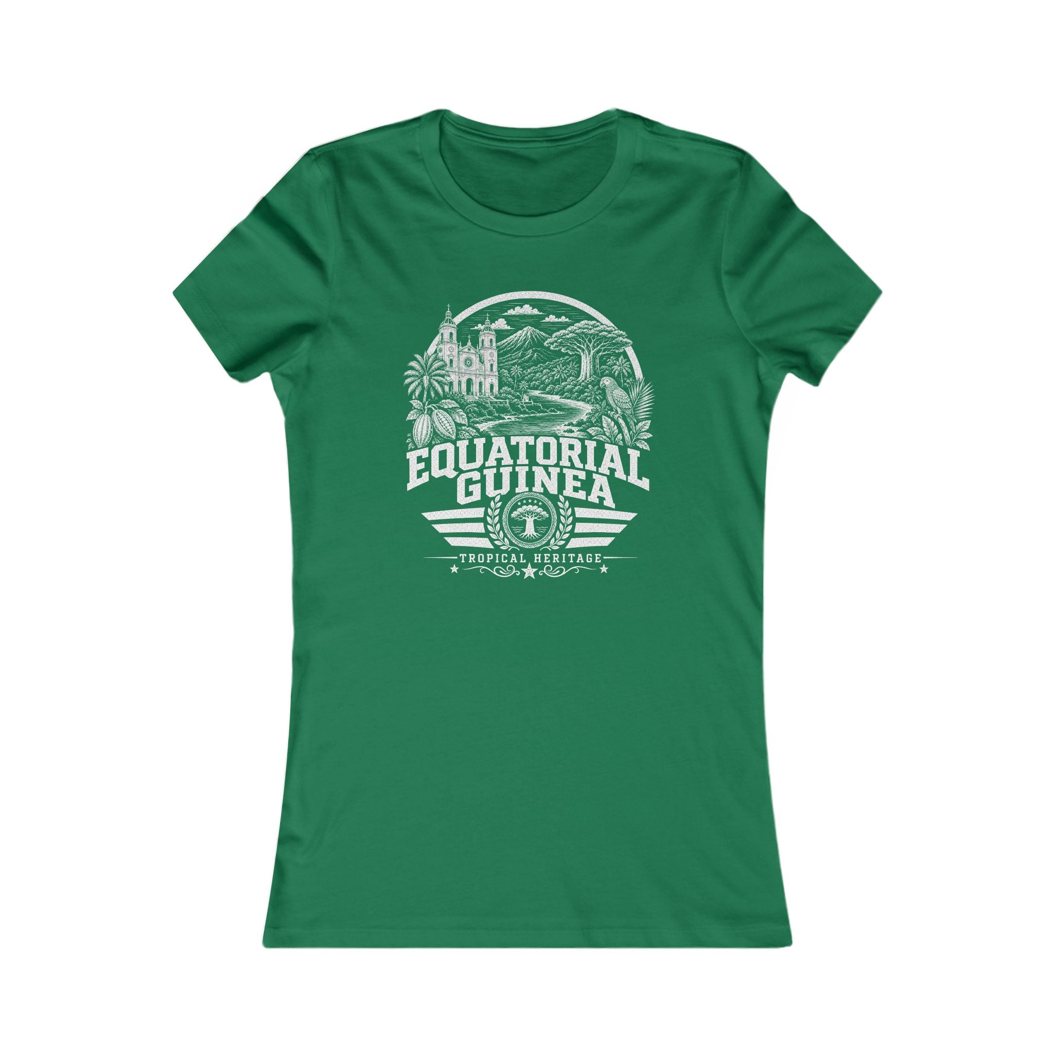 Equatorial Guinea Tropical Heritage Women's Tee