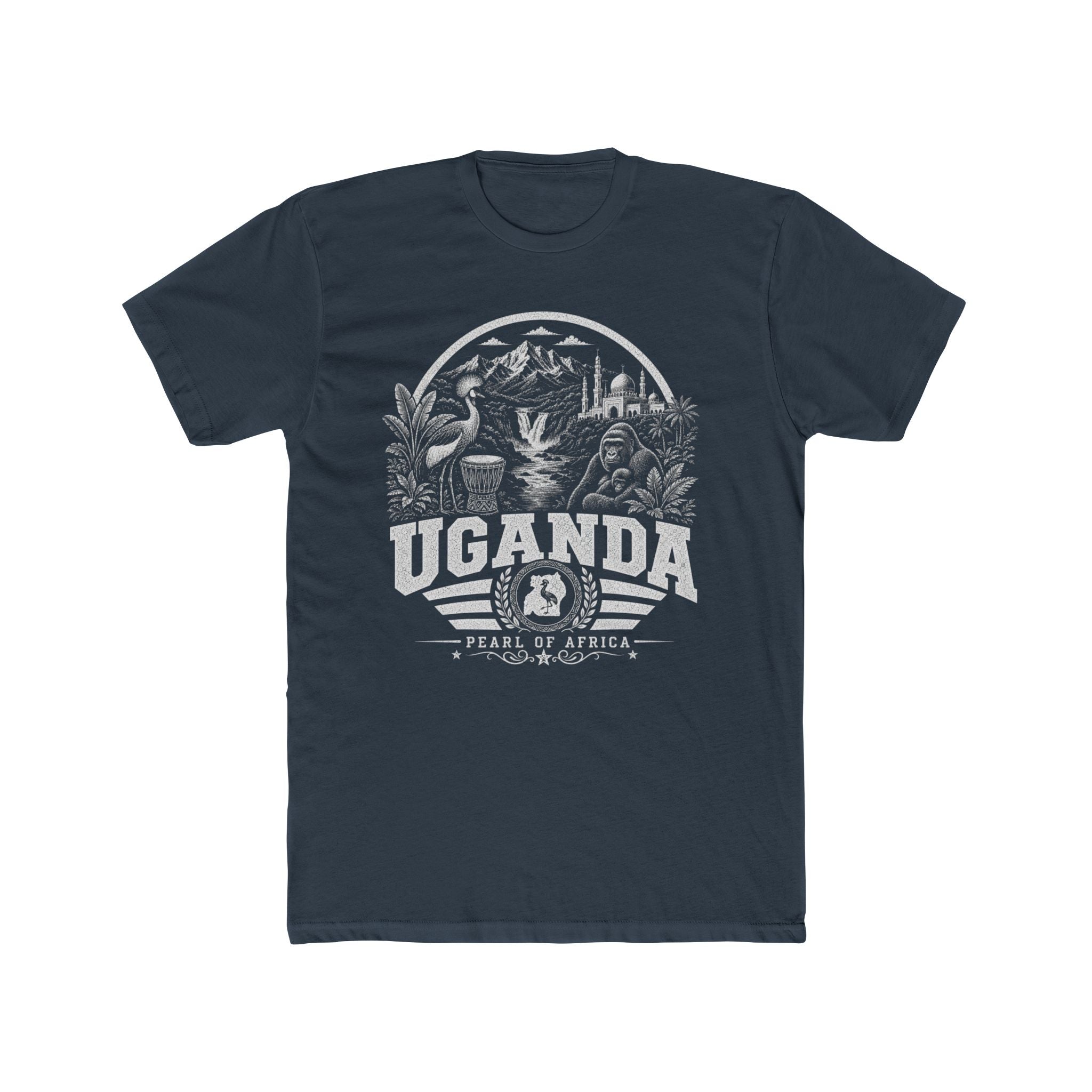 Camiseta Masculina Uganda Pérola da África