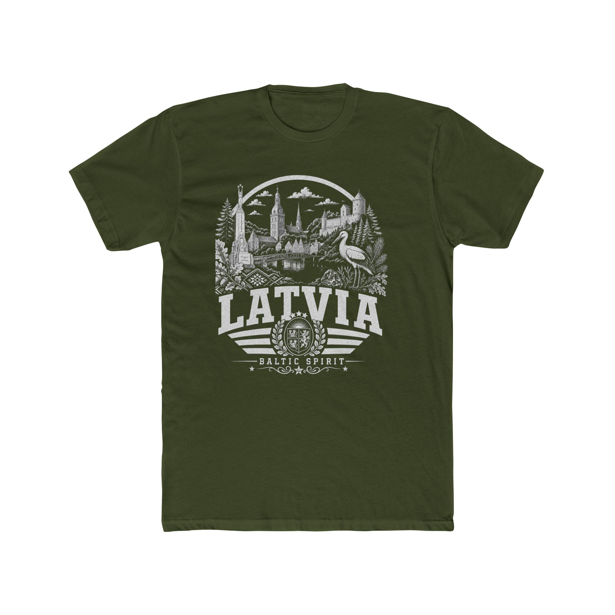 Camiseta de hombre de Letonia