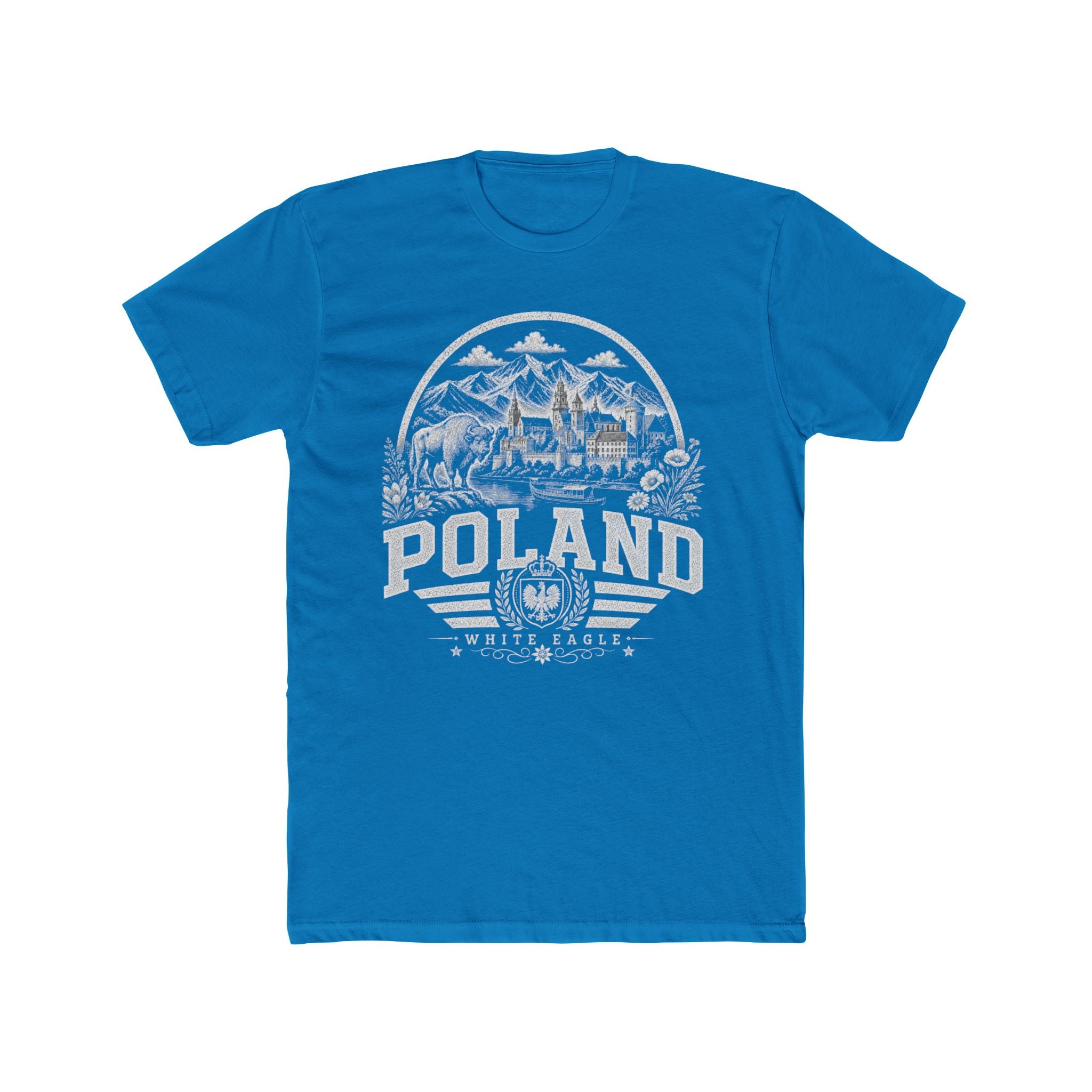 Poland vintage landmarks men's tee — iconic landmark design | Nameshi Destinations (view 9)