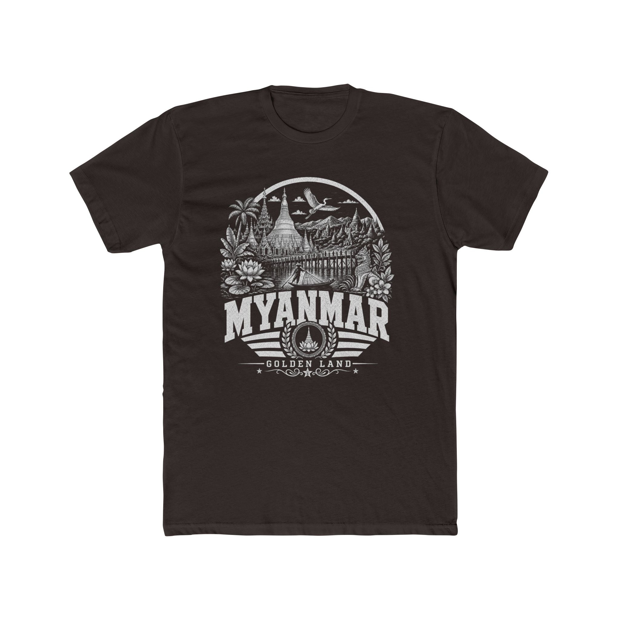 Camiseta Masculina Mianmar Terra Dourada