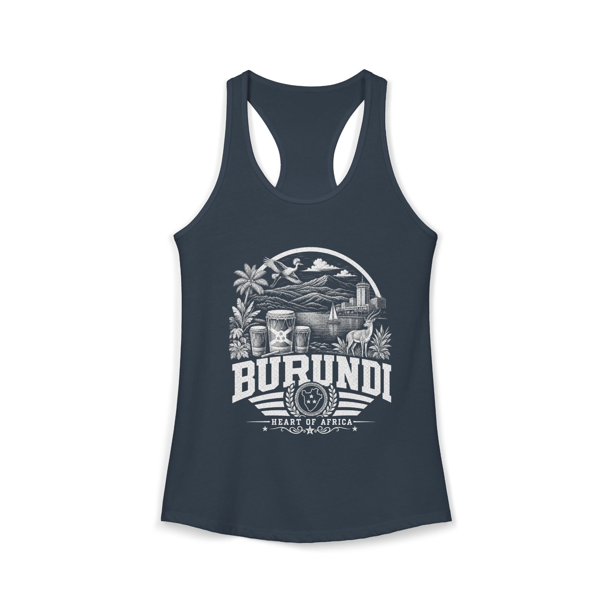 Burundi Heart of Africa Women's Tank Top