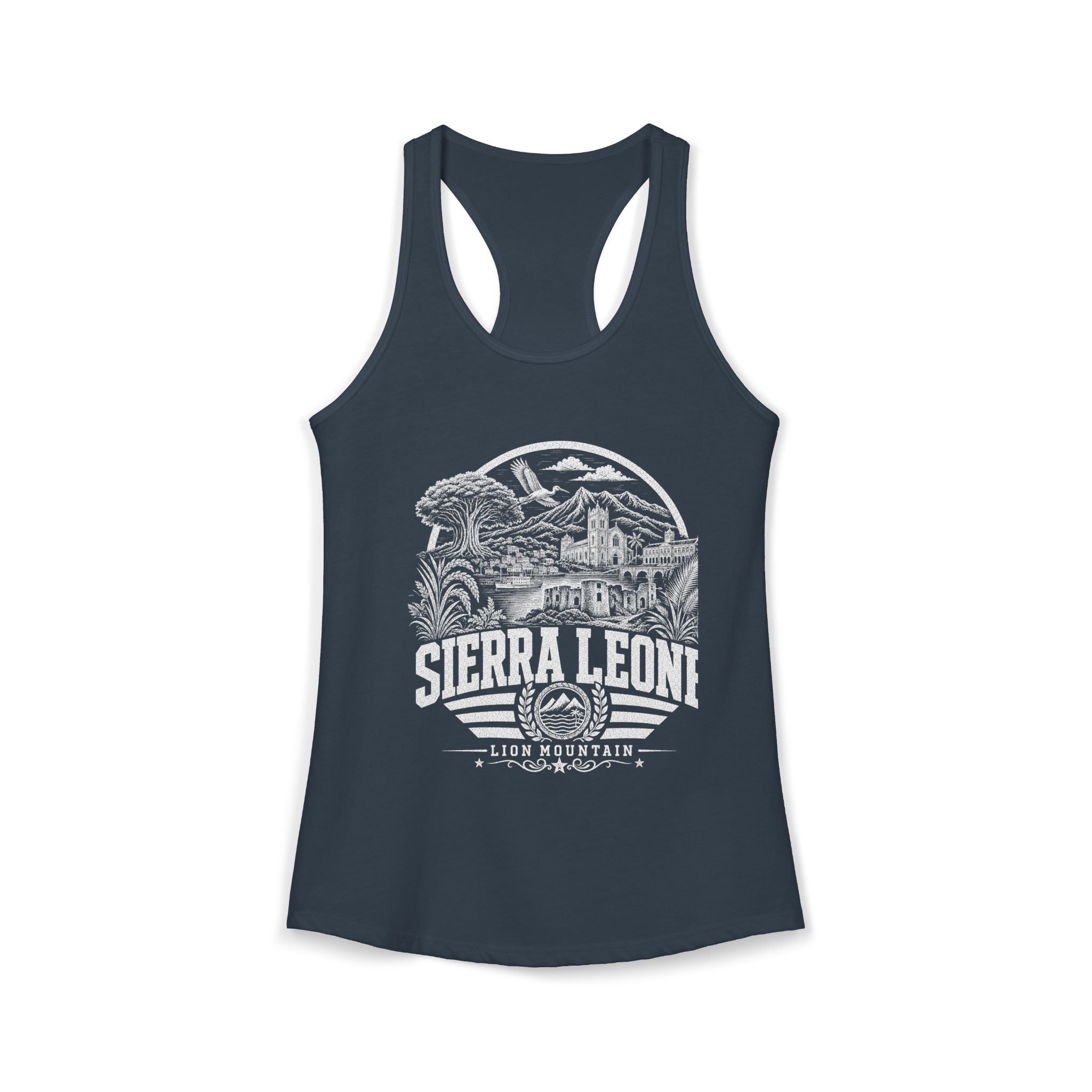 Sierra Leone Lion Mountain Women's Tank Top