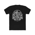 Switzerland vintage landmarks men's tee — iconic landmark design | Nameshi Destinations (view 2)