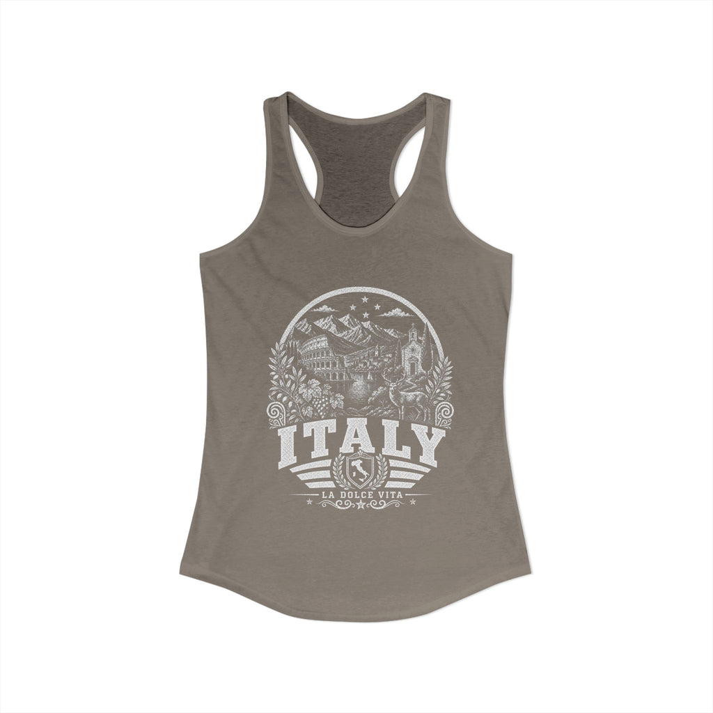 Italy vintage landmarks tank top — iconic landmark design | Nameshi Destinations (view 26)