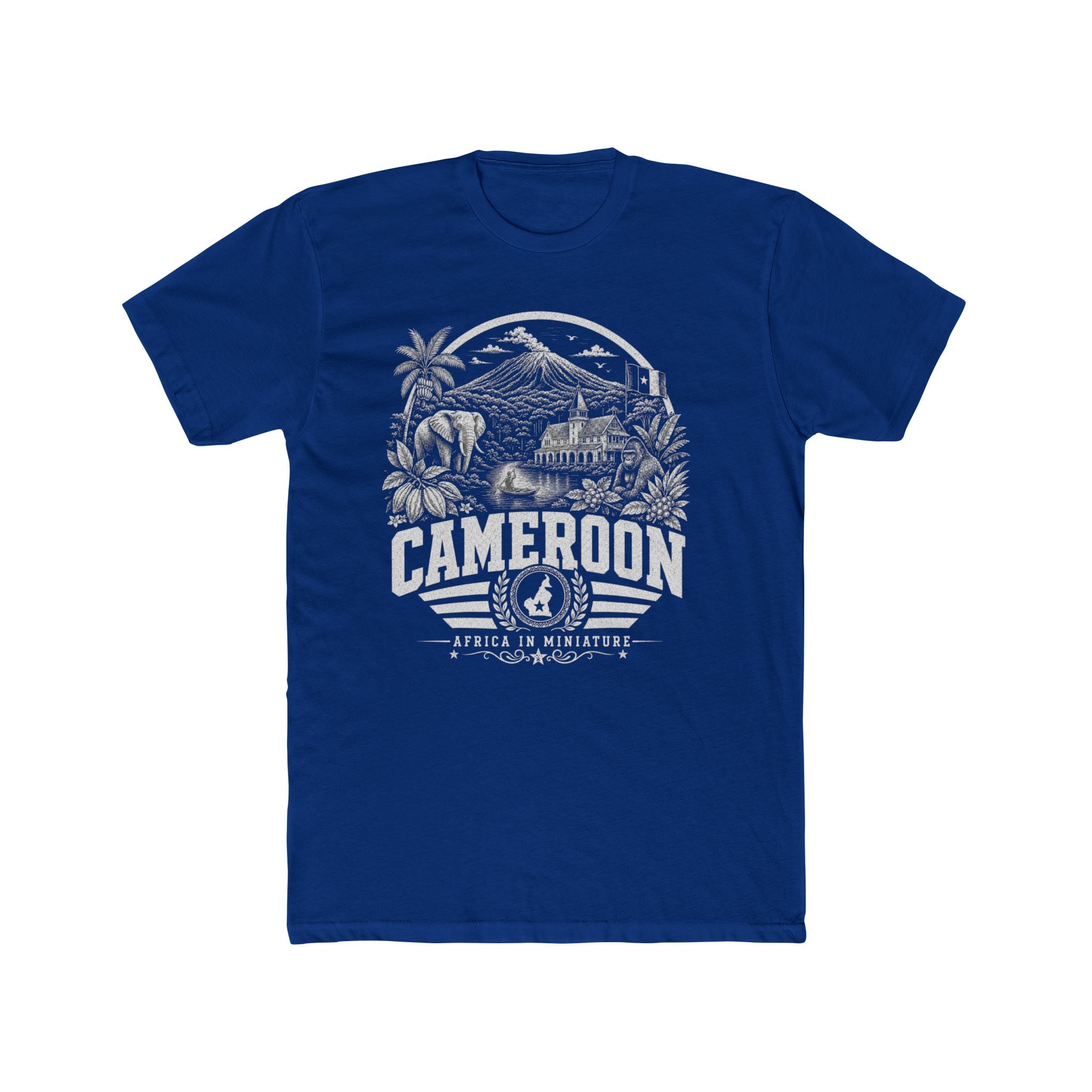 Camarões África em Miniatura Camiseta Masculina