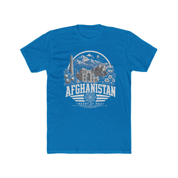 Camiseta de hombre "Corazón de Asia" de Afganistán