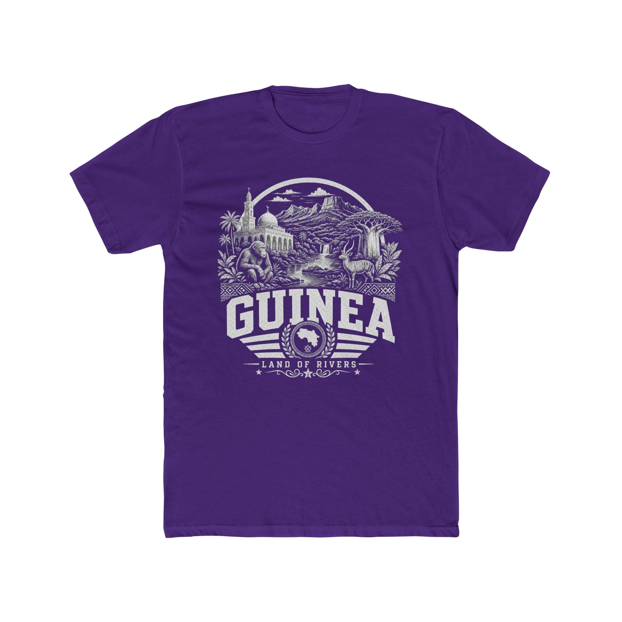 Camiseta Masculina Guiné, Terra dos Rios