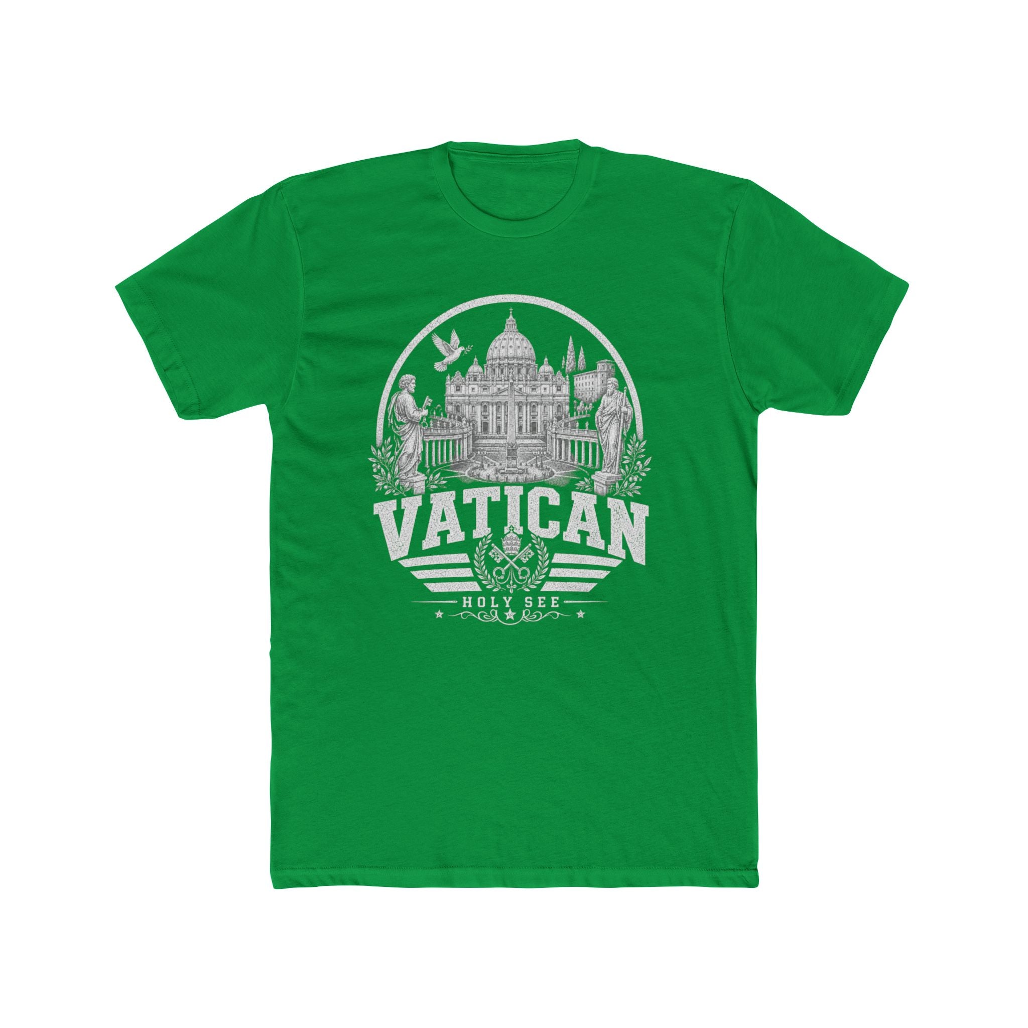 Vatican vintage landmarks men's tee — iconic landmark design | Nameshi Destinations (view 6)