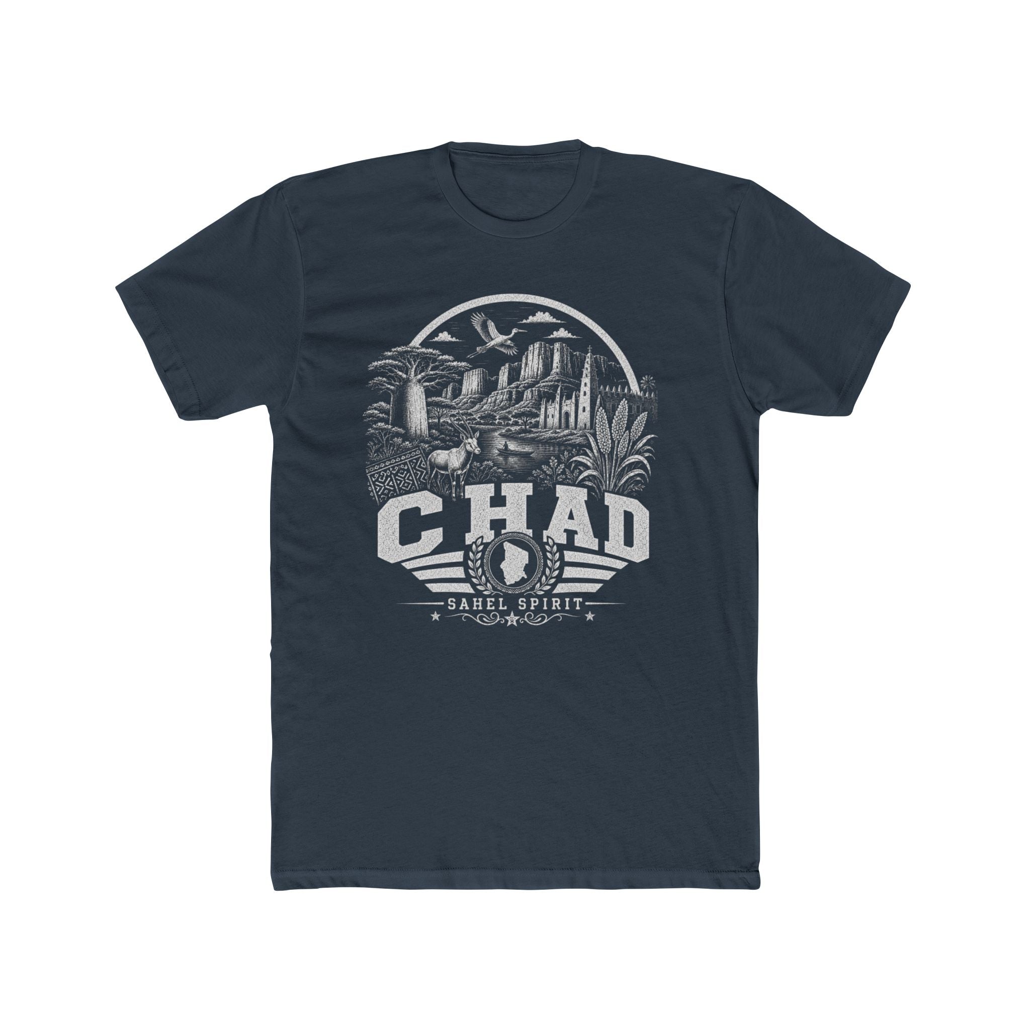 Camiseta Masculina Chade Sahel Spirit