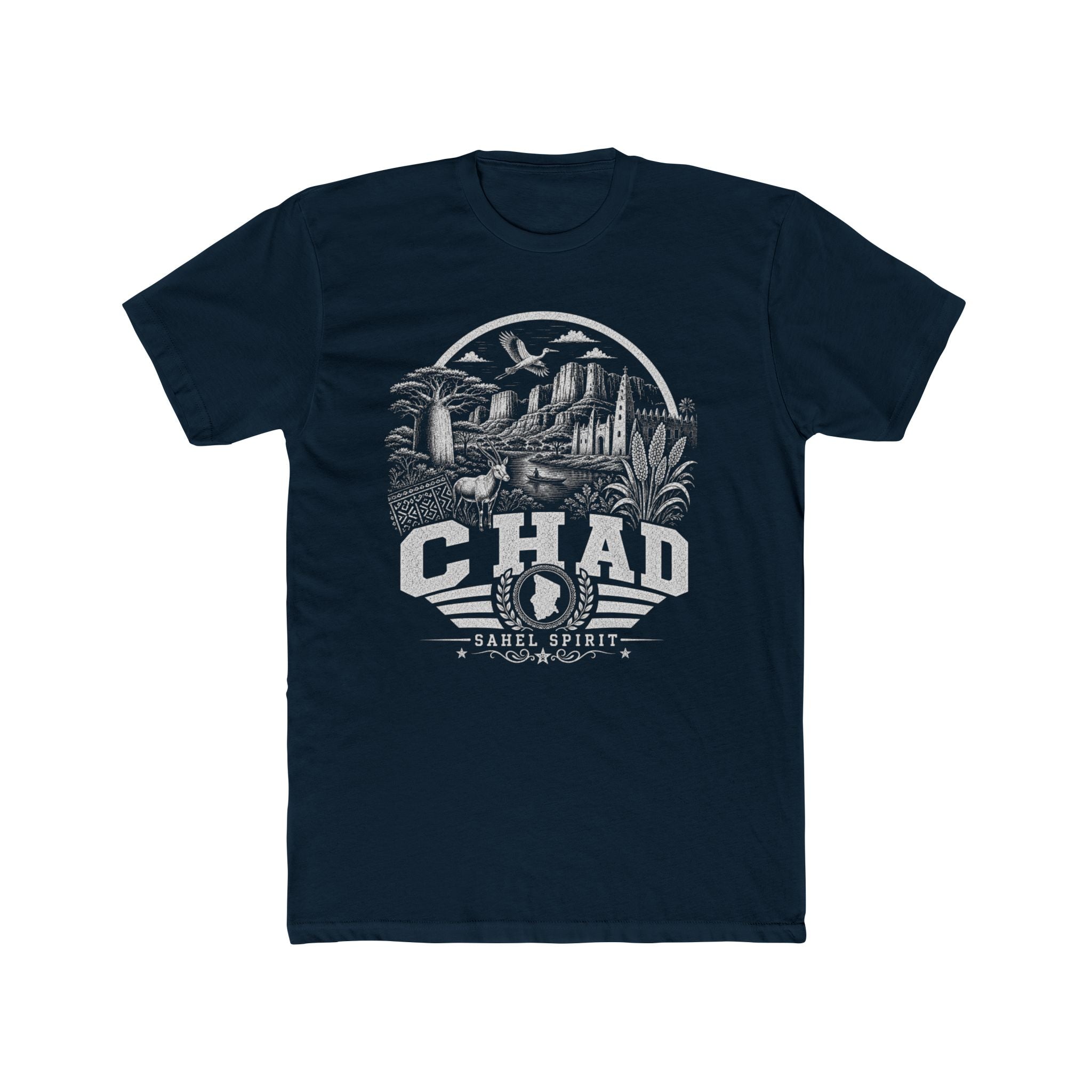 Camiseta Masculina Chade Sahel Spirit