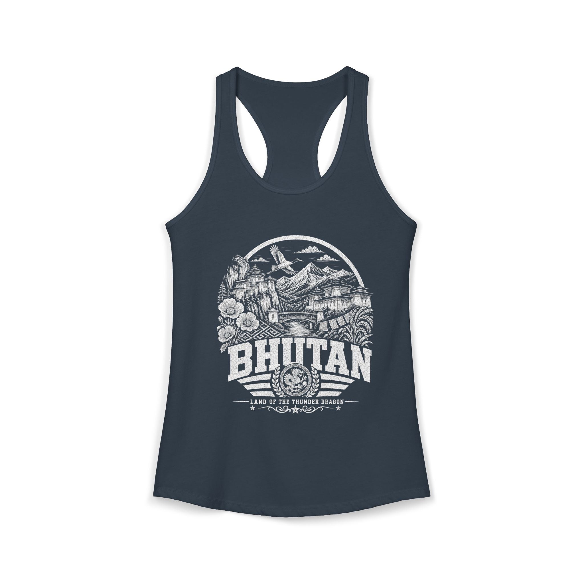Bhutan Land of the Thunder Dragon Women's Tank Top