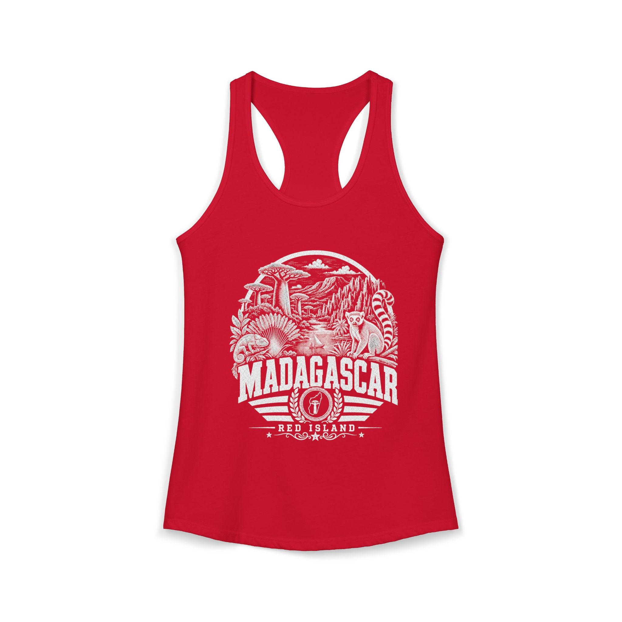 Madagascar Red Island Women's Tank Top