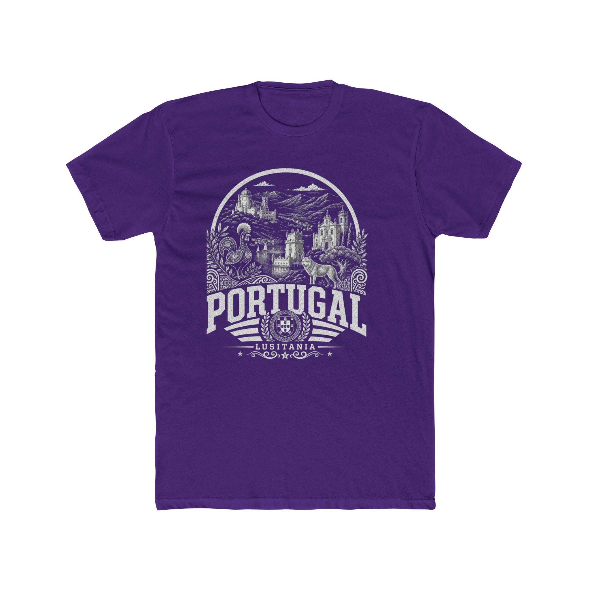 Portugal vintage landmarks men's tee — iconic landmark design | Nameshi Destinations (view 13)