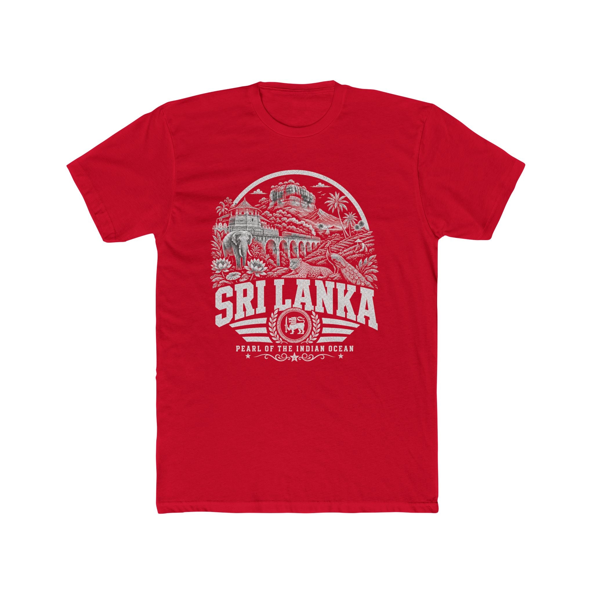 Camiseta Masculina Sri Lanka Pérola do Oceano Índico