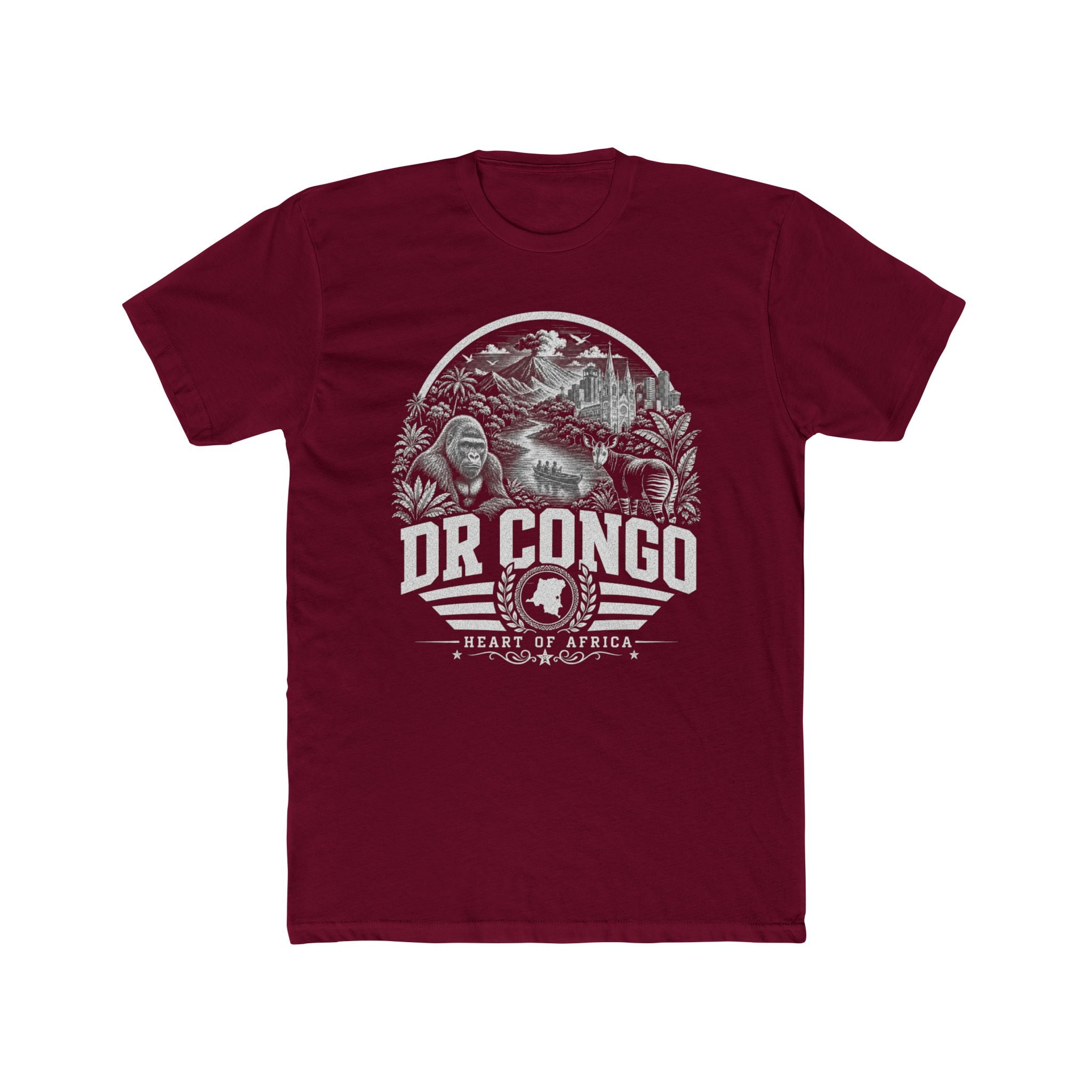 Democratic Republic of the Congo Heart of Africa Men's Tee