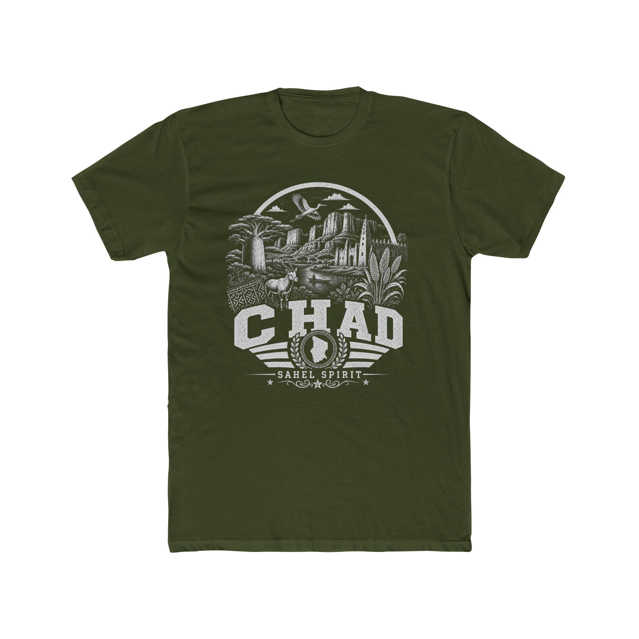 Camiseta Masculina Chade Sahel Spirit