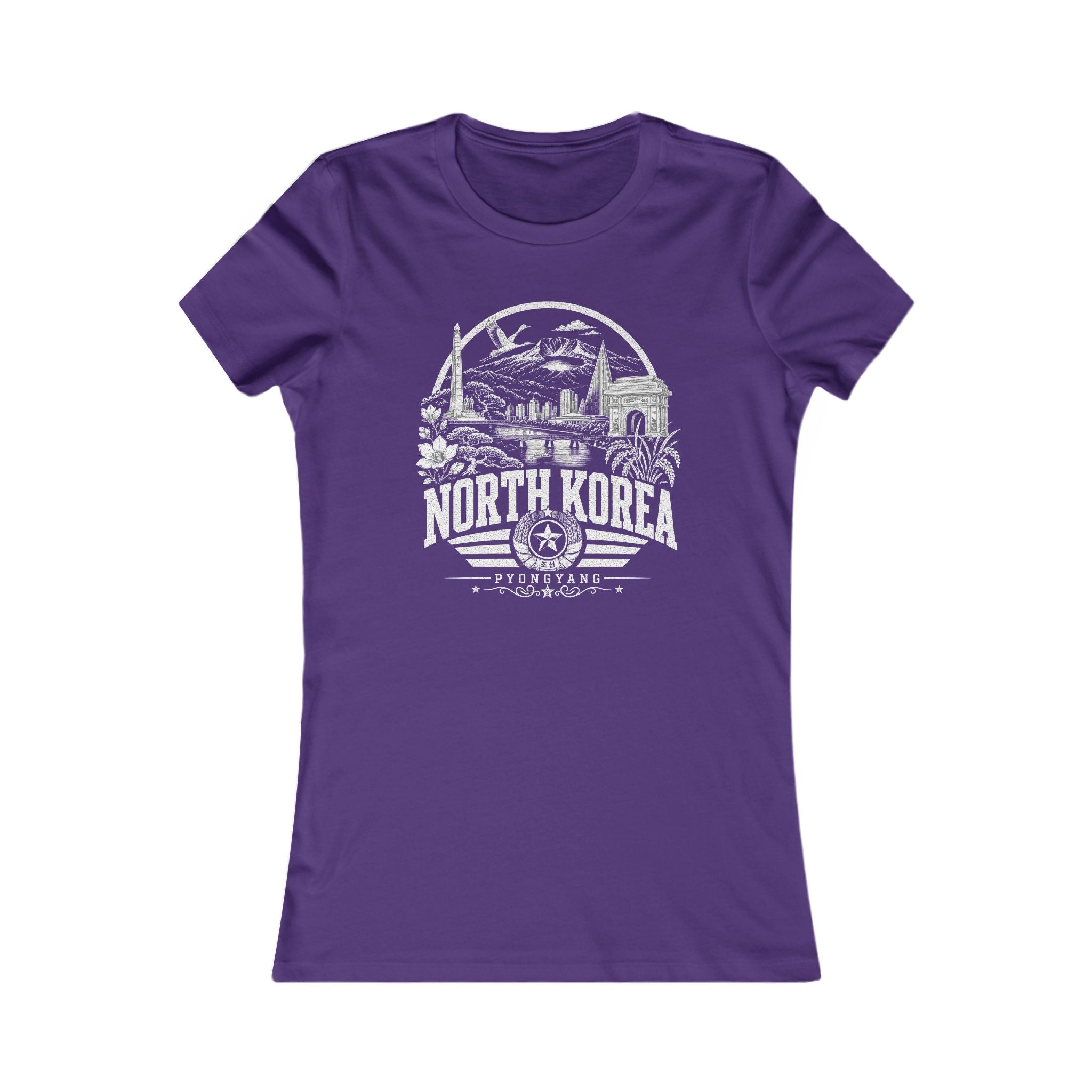 Camiseta Feminina Pyongyang Coreia do Norte