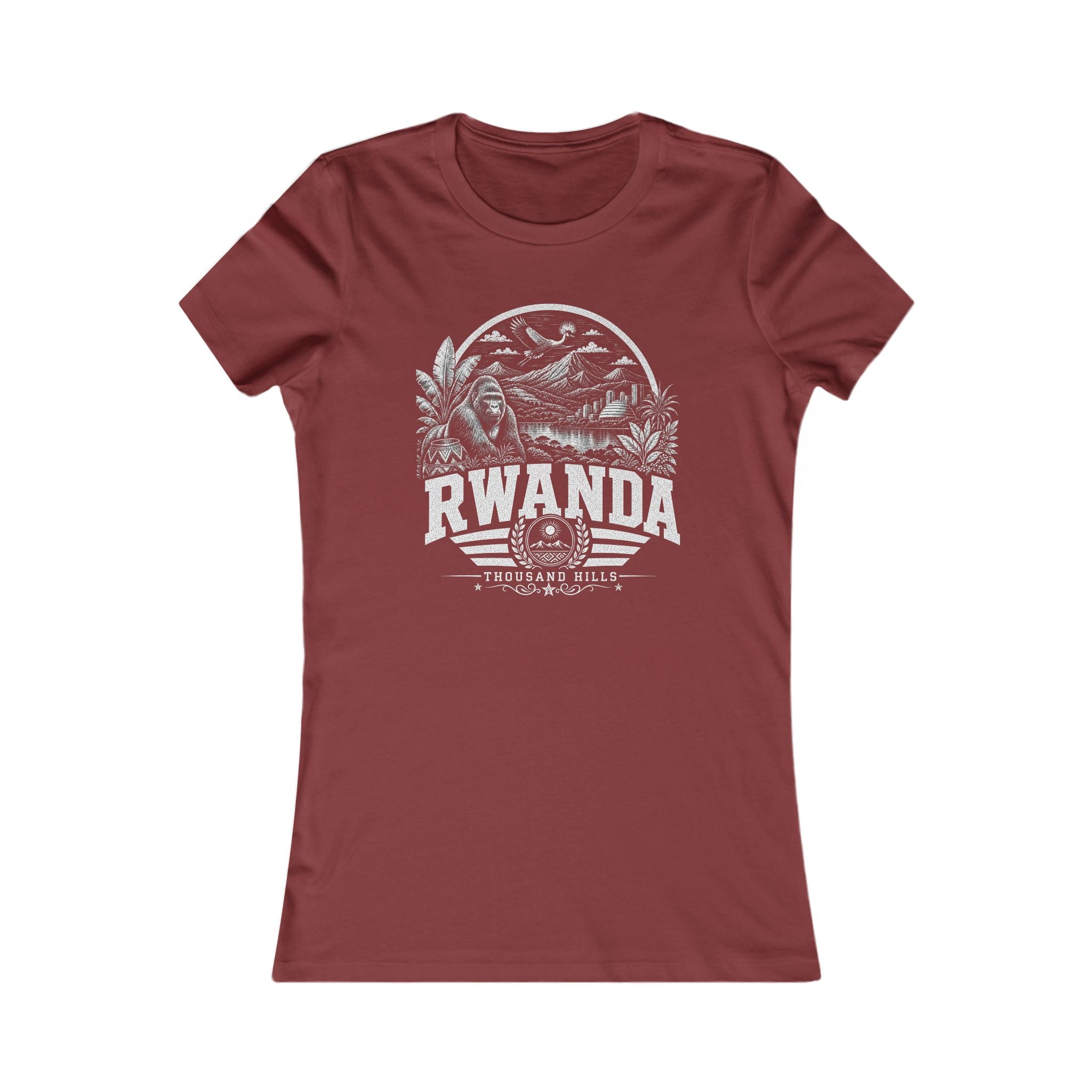 Camiseta Feminina Ruanda Mil Colinas