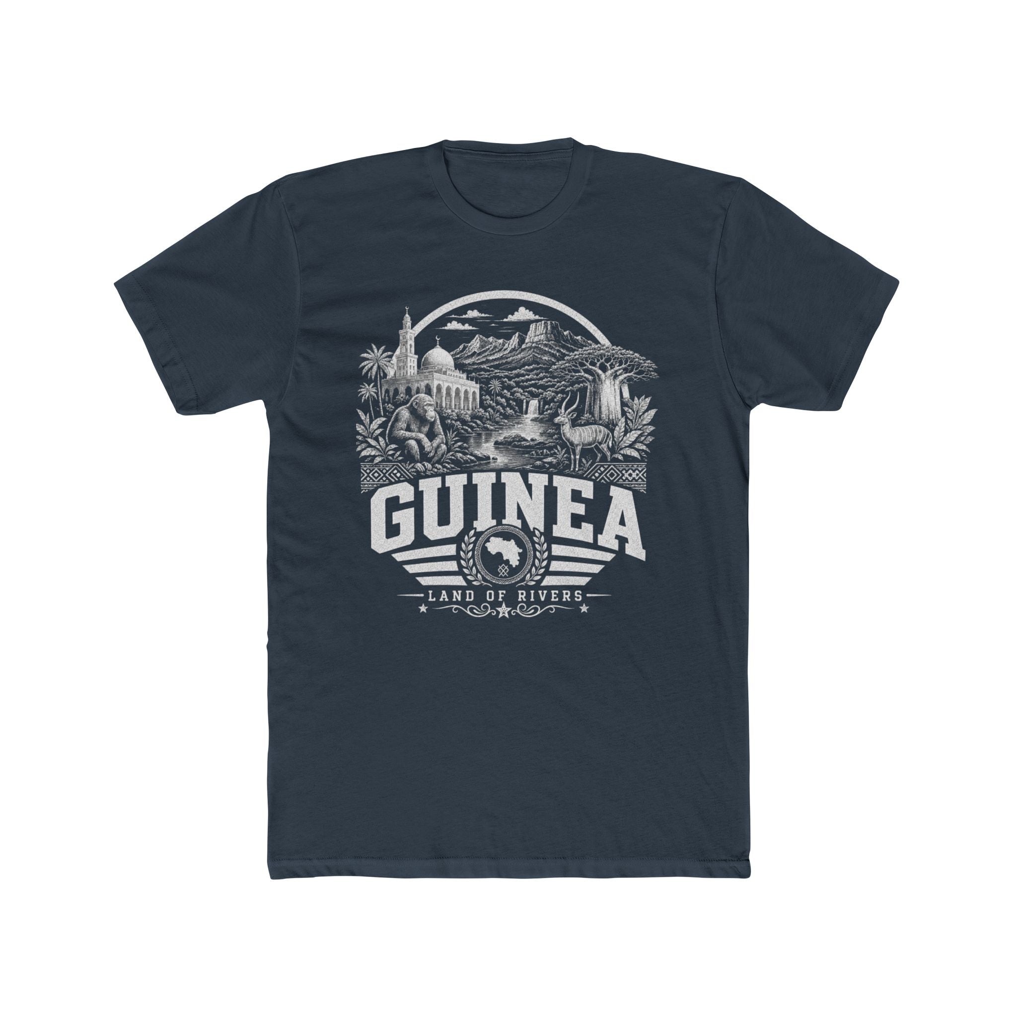 Camiseta Masculina Guiné, Terra dos Rios