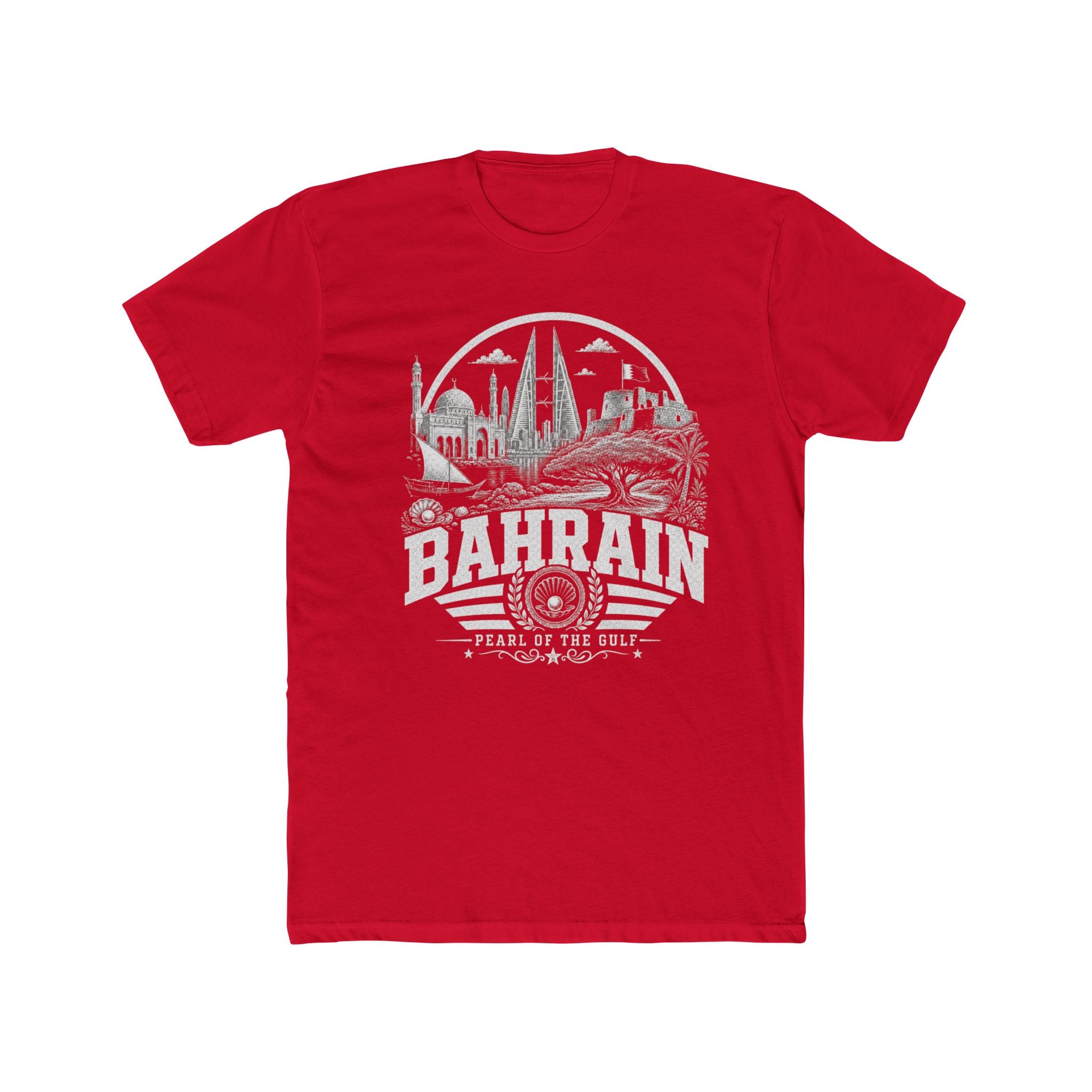 Camiseta Masculina Bahrain Pérola do Golfo