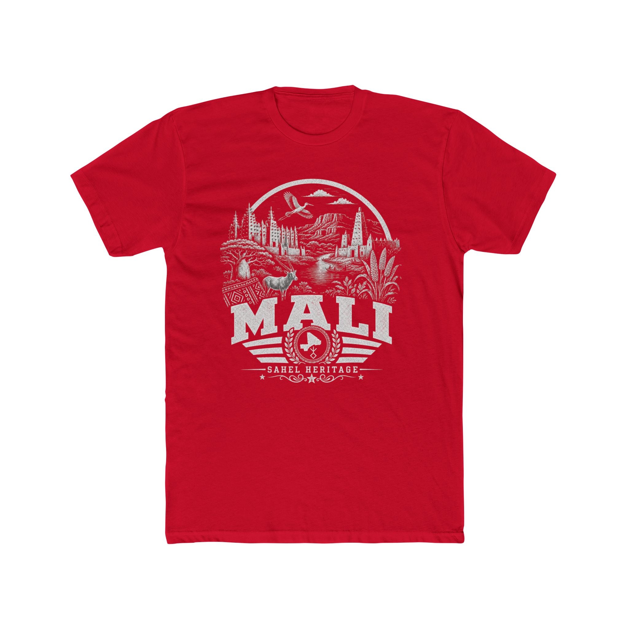 Camiseta Masculina Mali Sahel Heritage