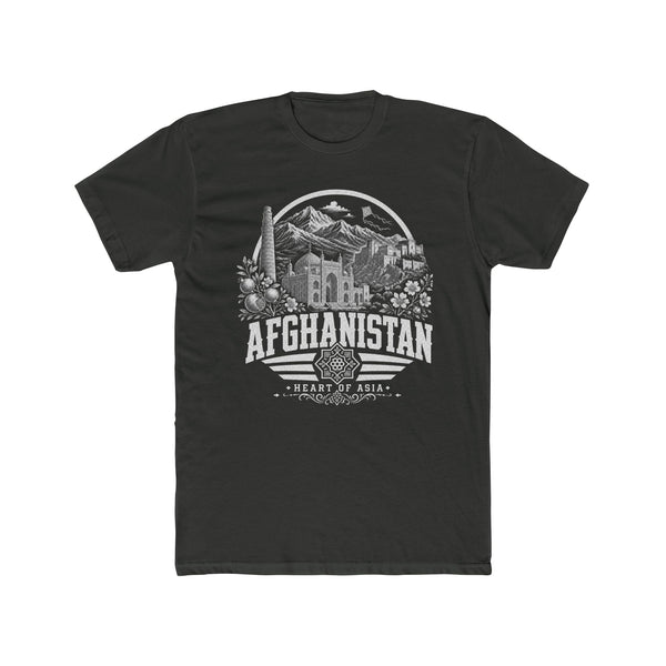 Camiseta de hombre "Corazón de Asia" de Afganistán