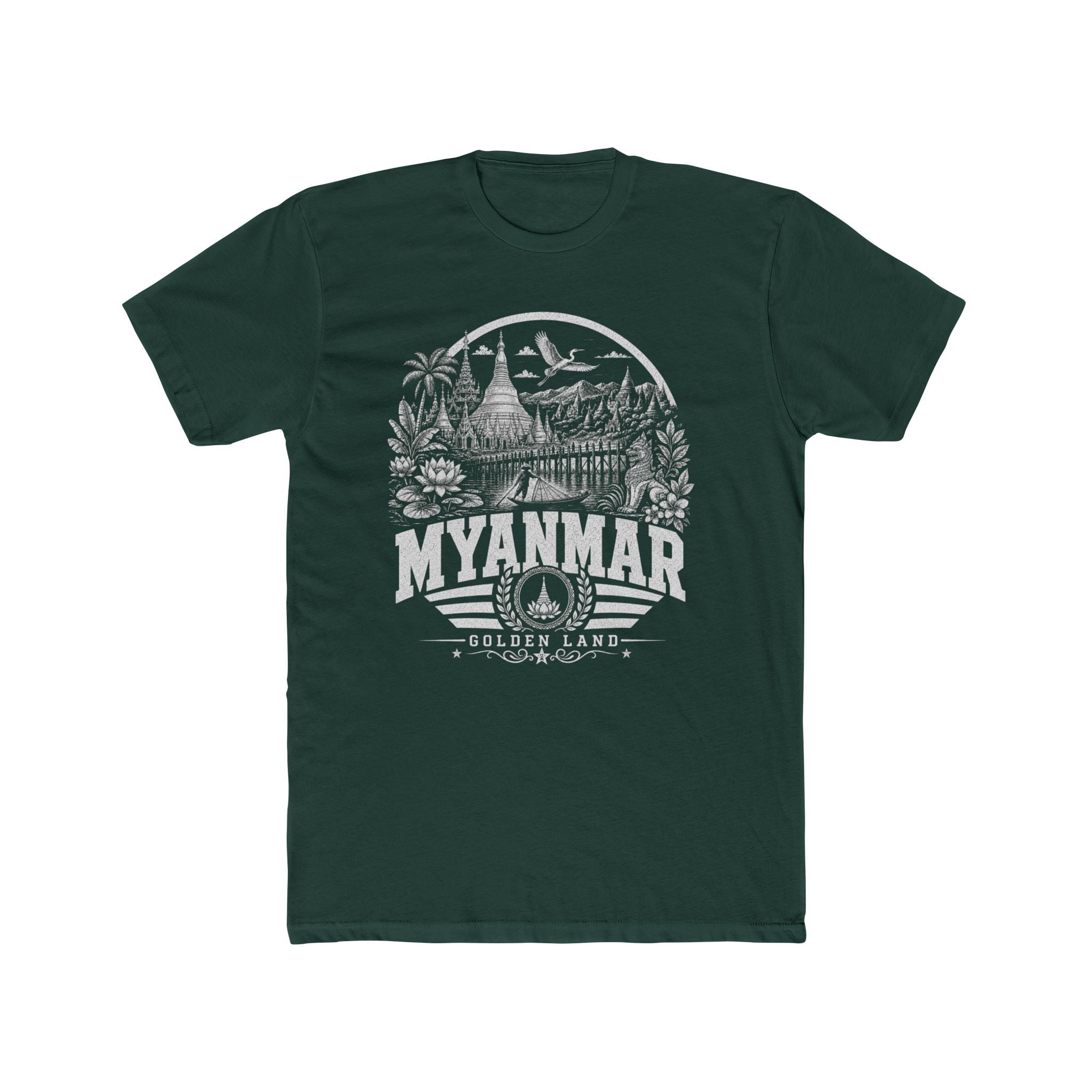 Camiseta Masculina Mianmar Terra Dourada