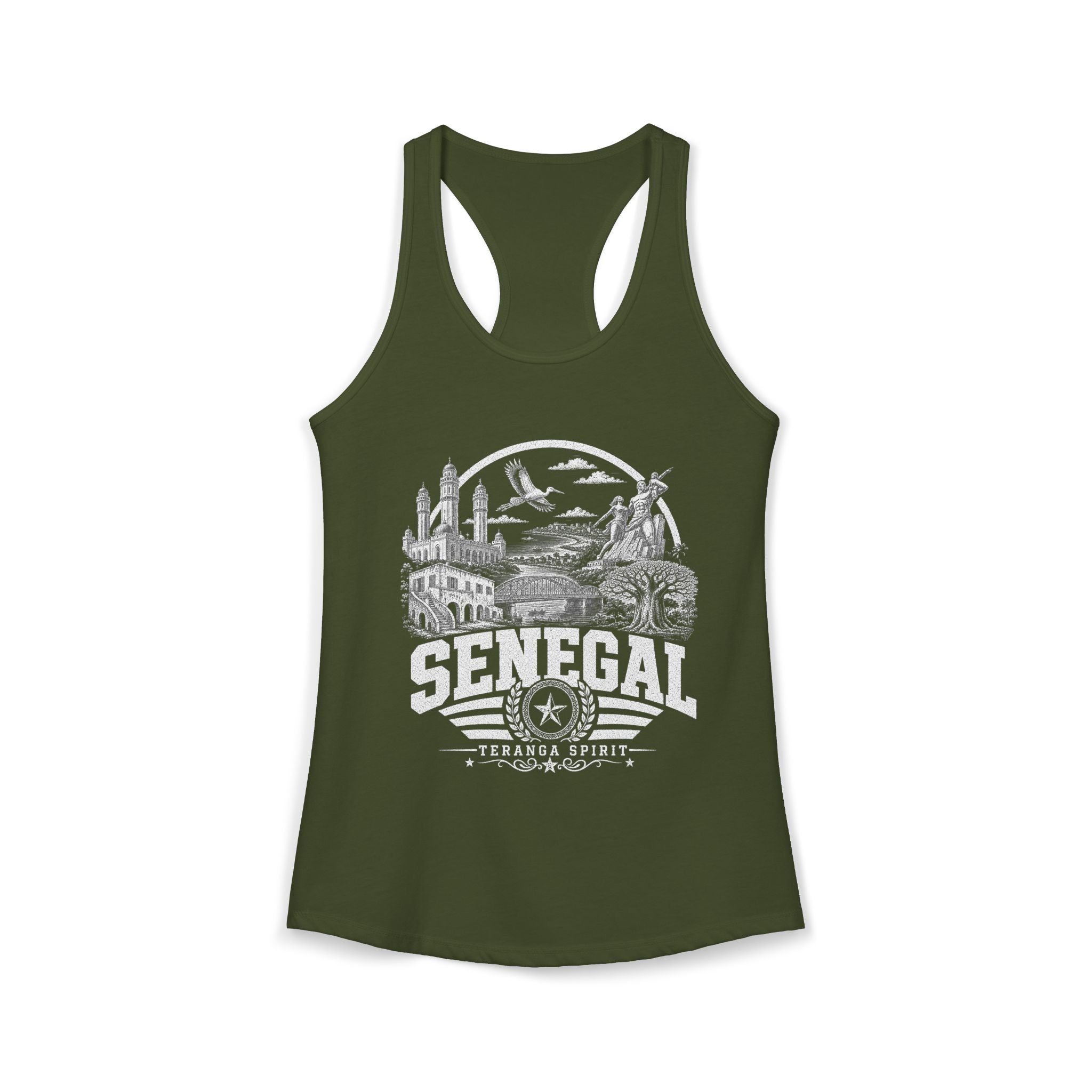 Senegal Teranga Spirit Women's Tank Top