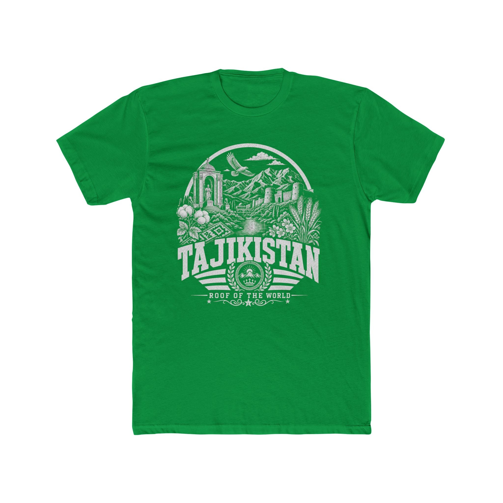 Camiseta Masculina Teto do Mundo Tajiquistão