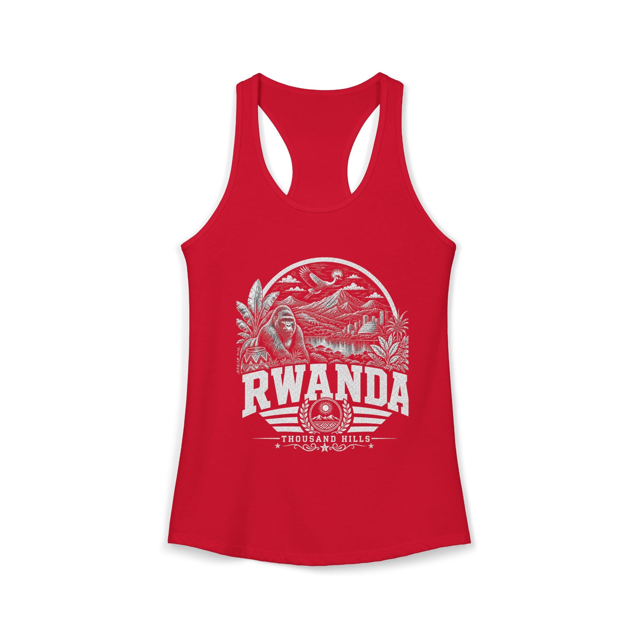 USA vintage landmarks tank top — iconic landmark design | Nameshi Destinations (view 11)