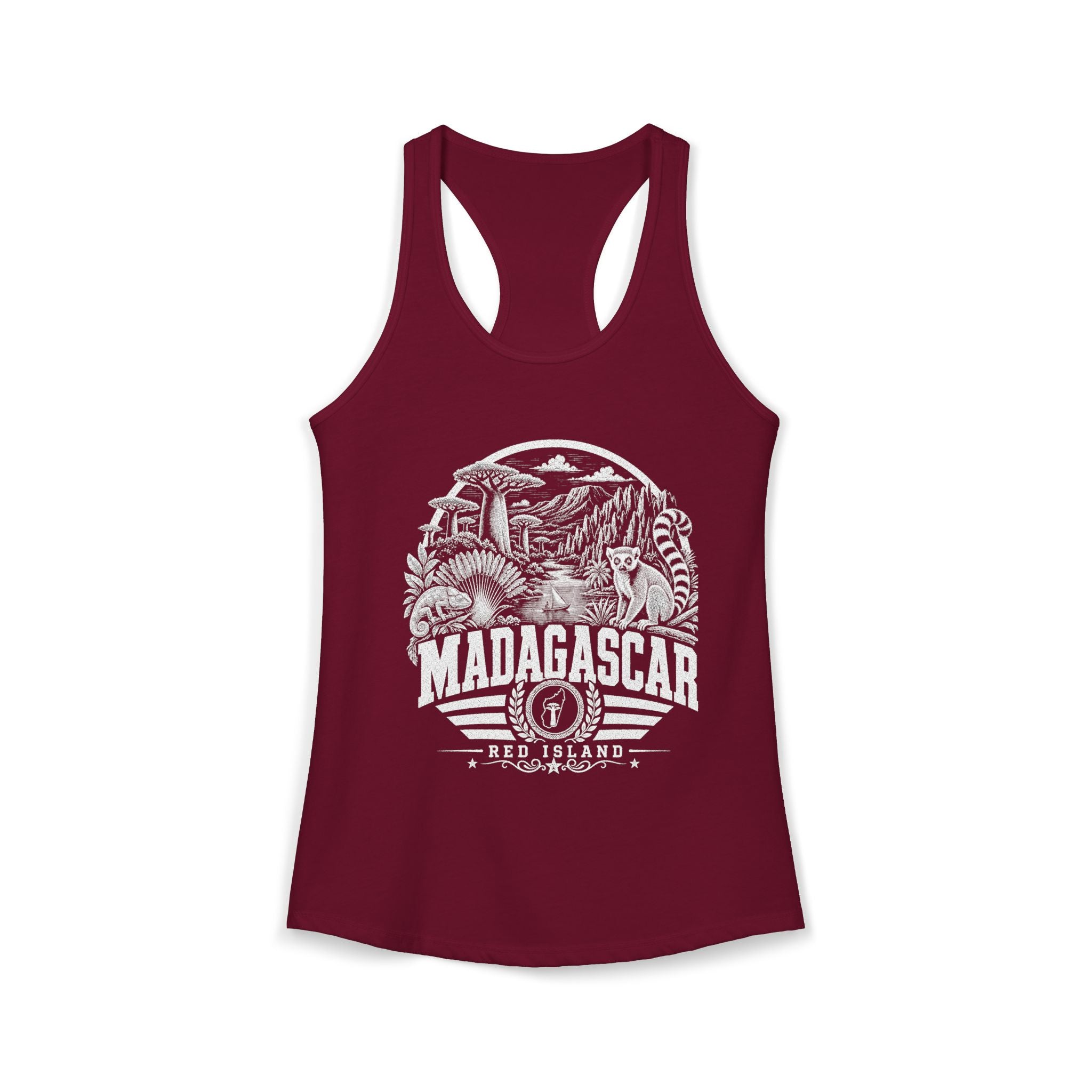 Madagascar Red Island Women's Tank Top