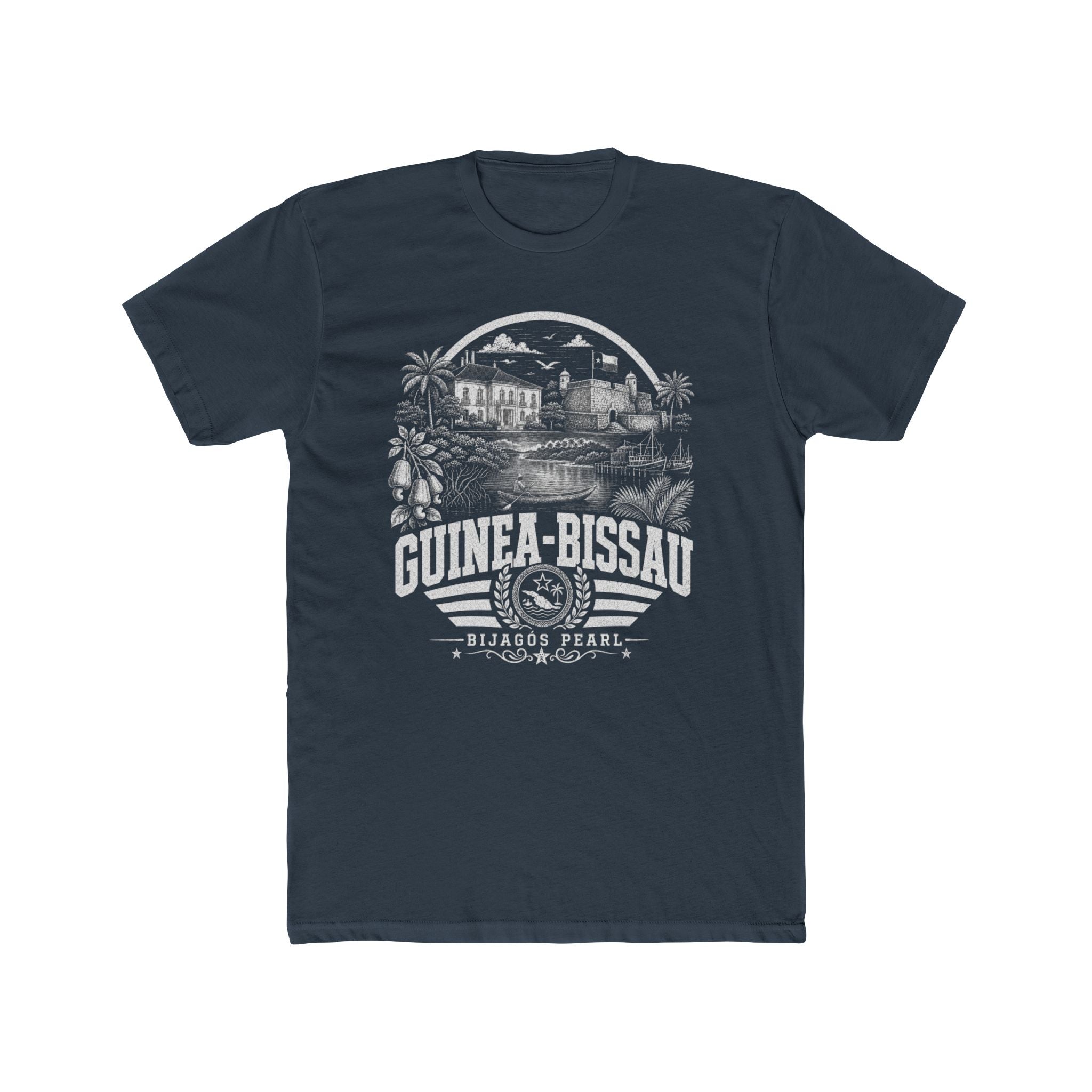 Camiseta Masculina Pérola Bijagós Guiné-Bissau