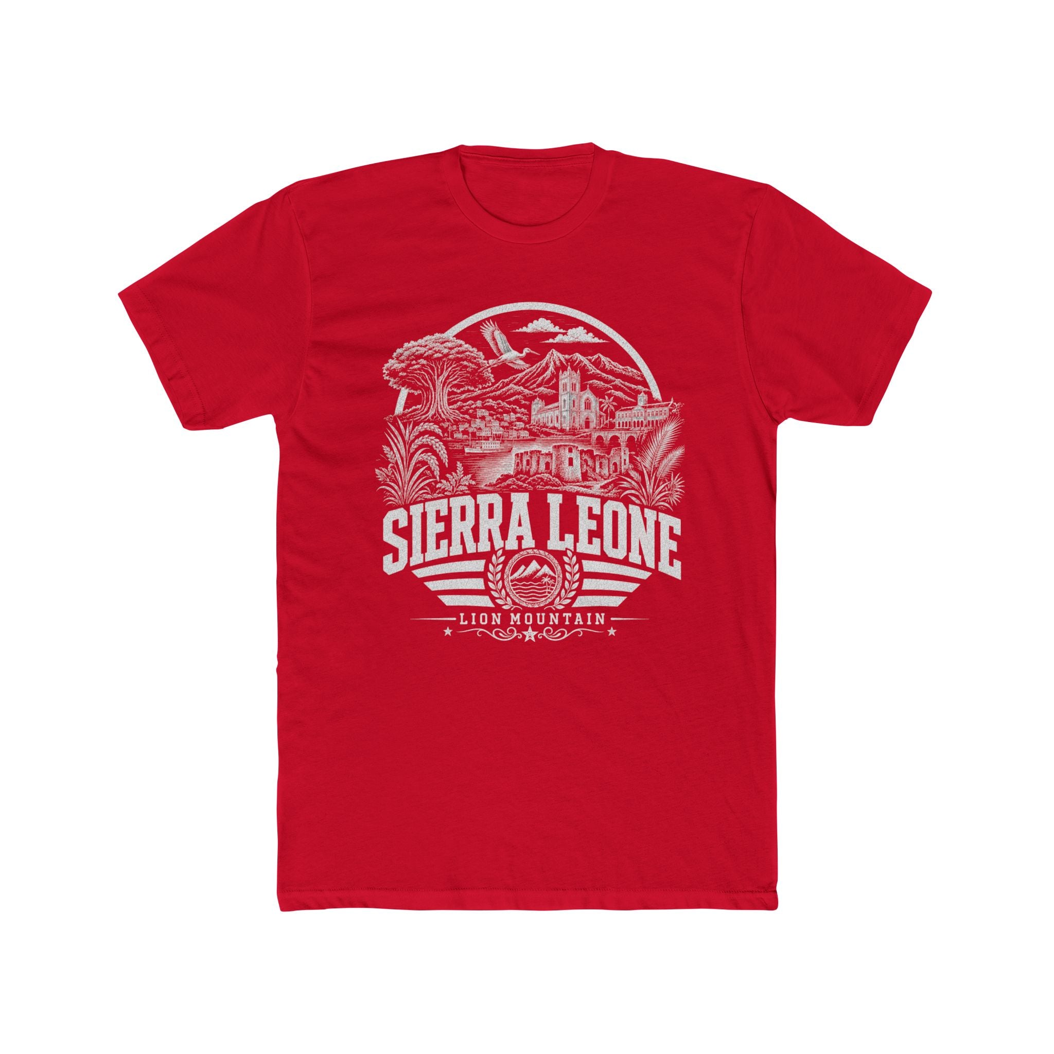 Sierra Leone Lion Mountain Men's Tee