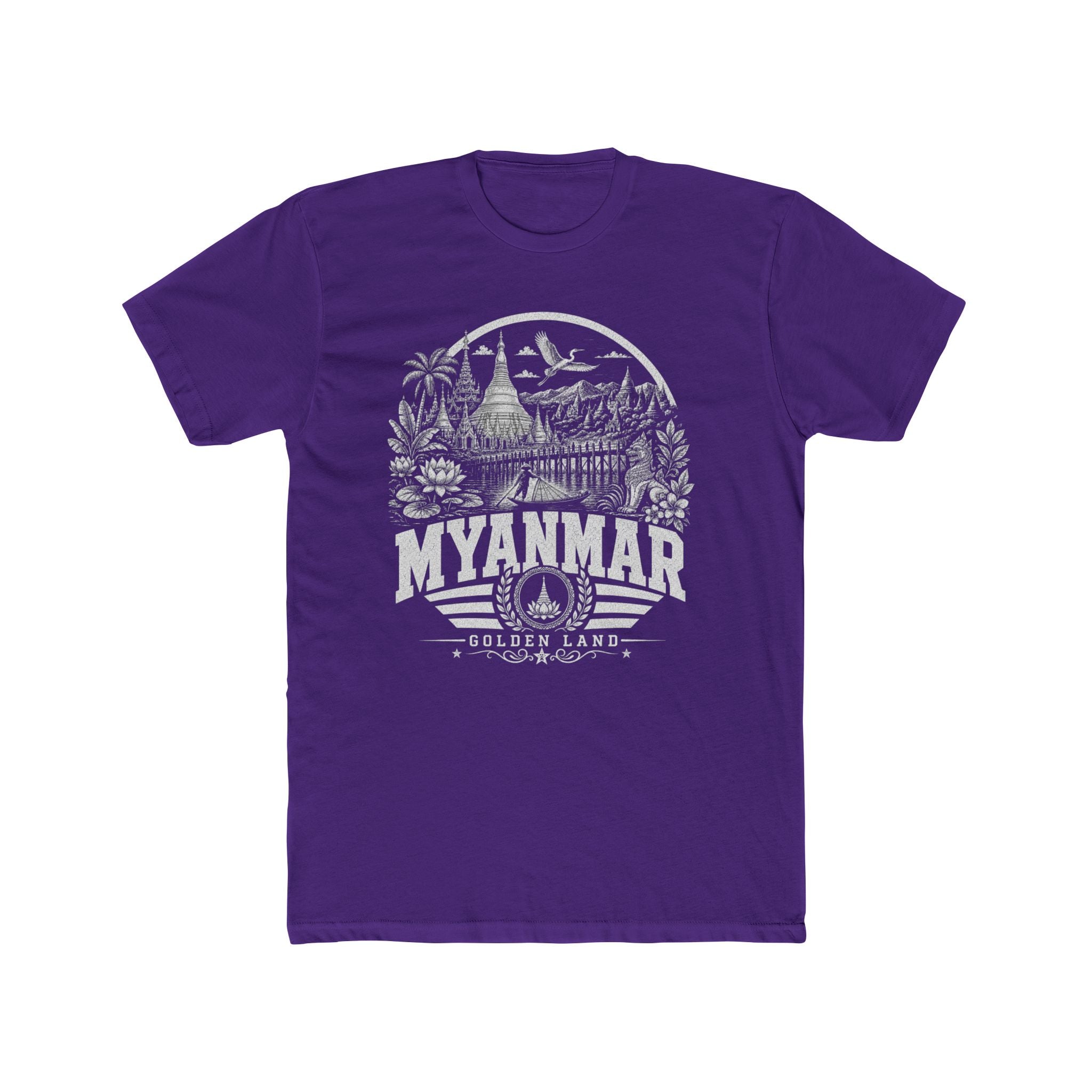 Camiseta Masculina Mianmar Terra Dourada