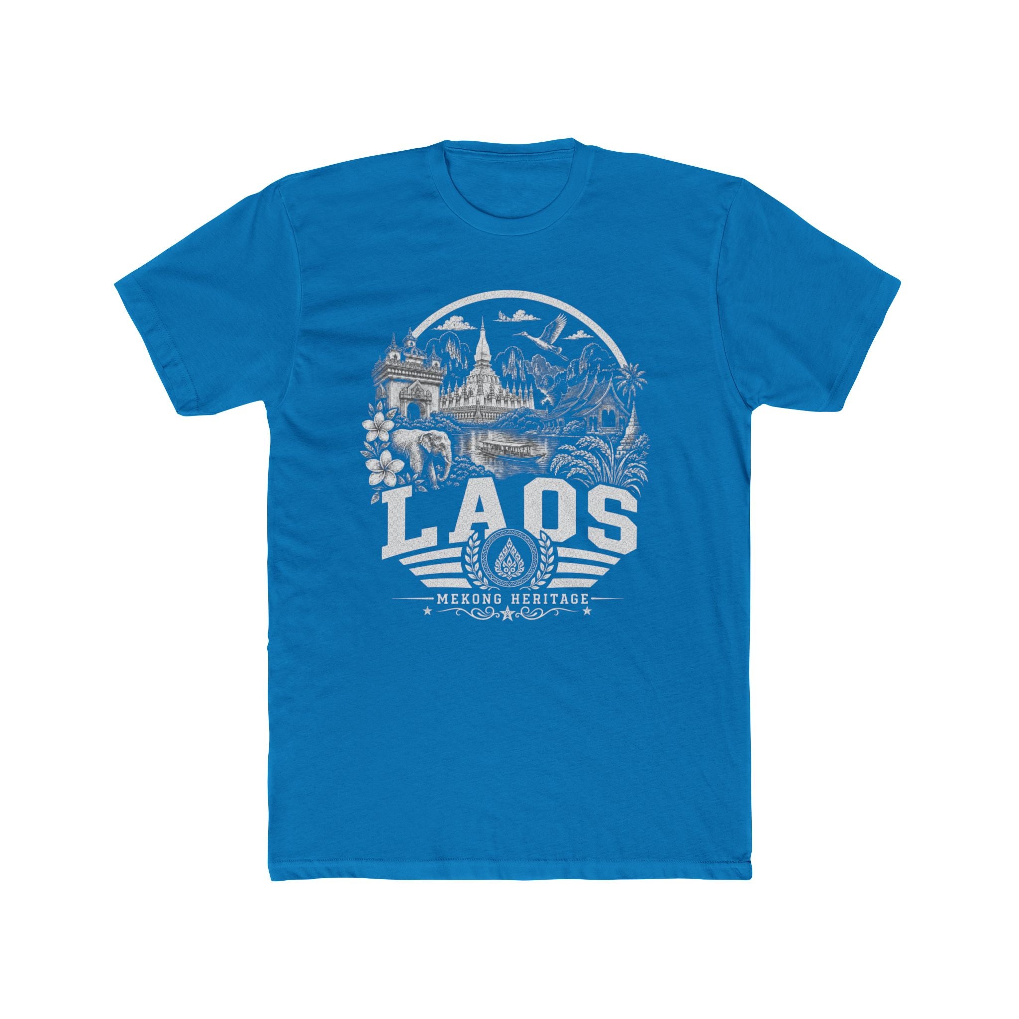 Camiseta Masculina Laos Mekong Heritage