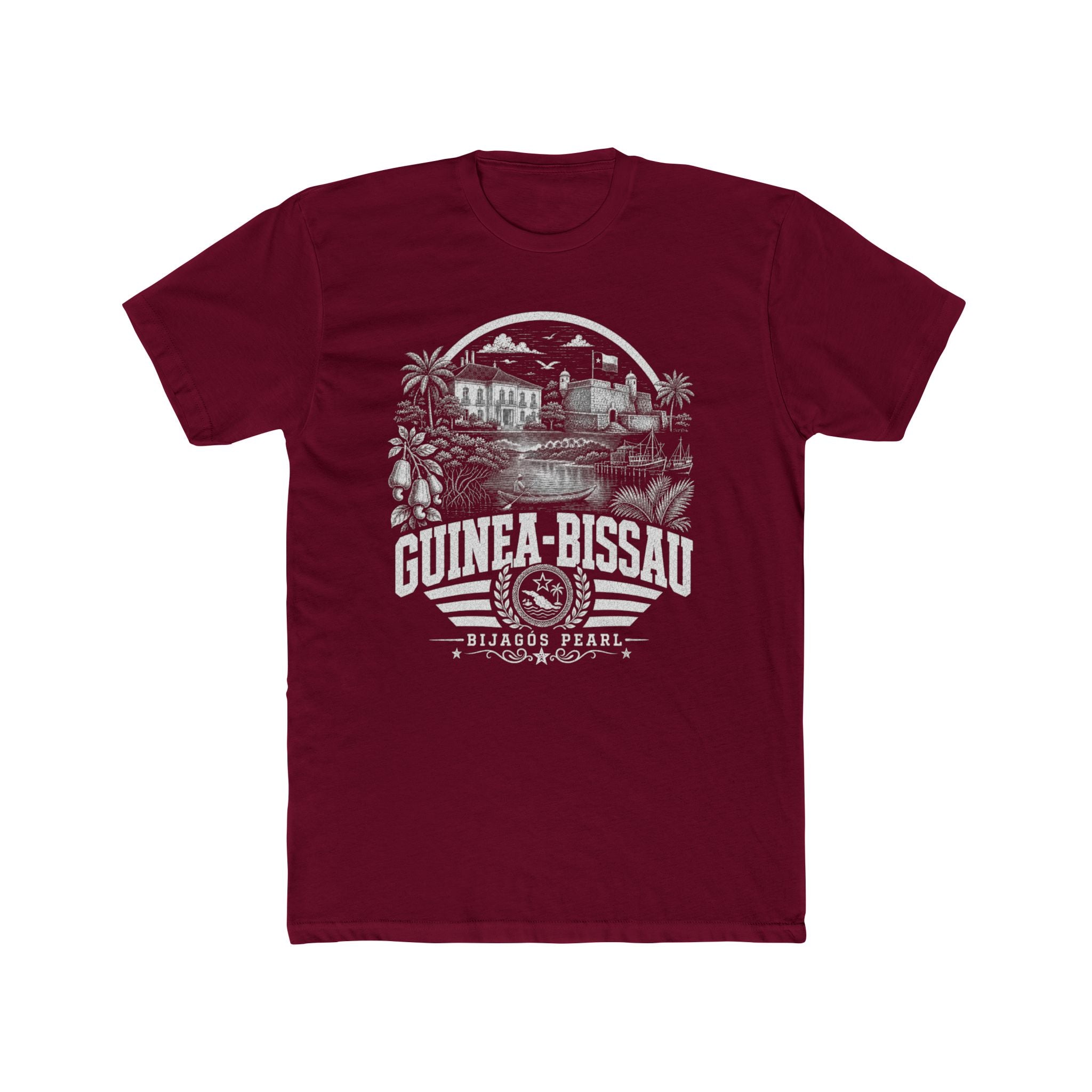 Camiseta Masculina Pérola Bijagós Guiné-Bissau