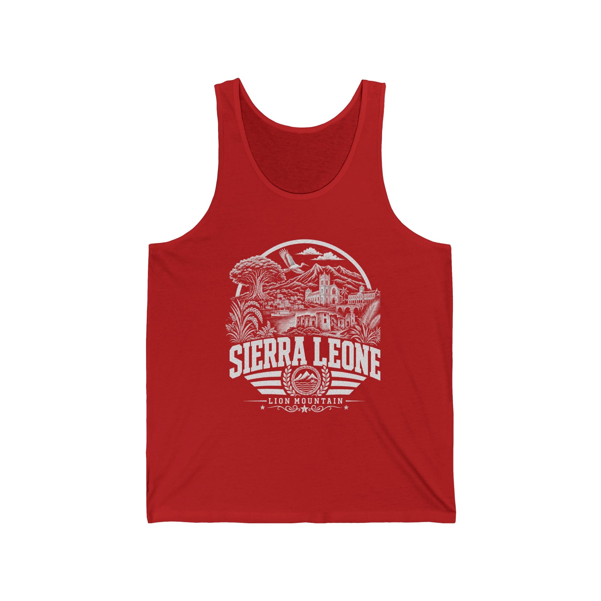 Sierra Leone Lion Mountain Men's Tank Top
