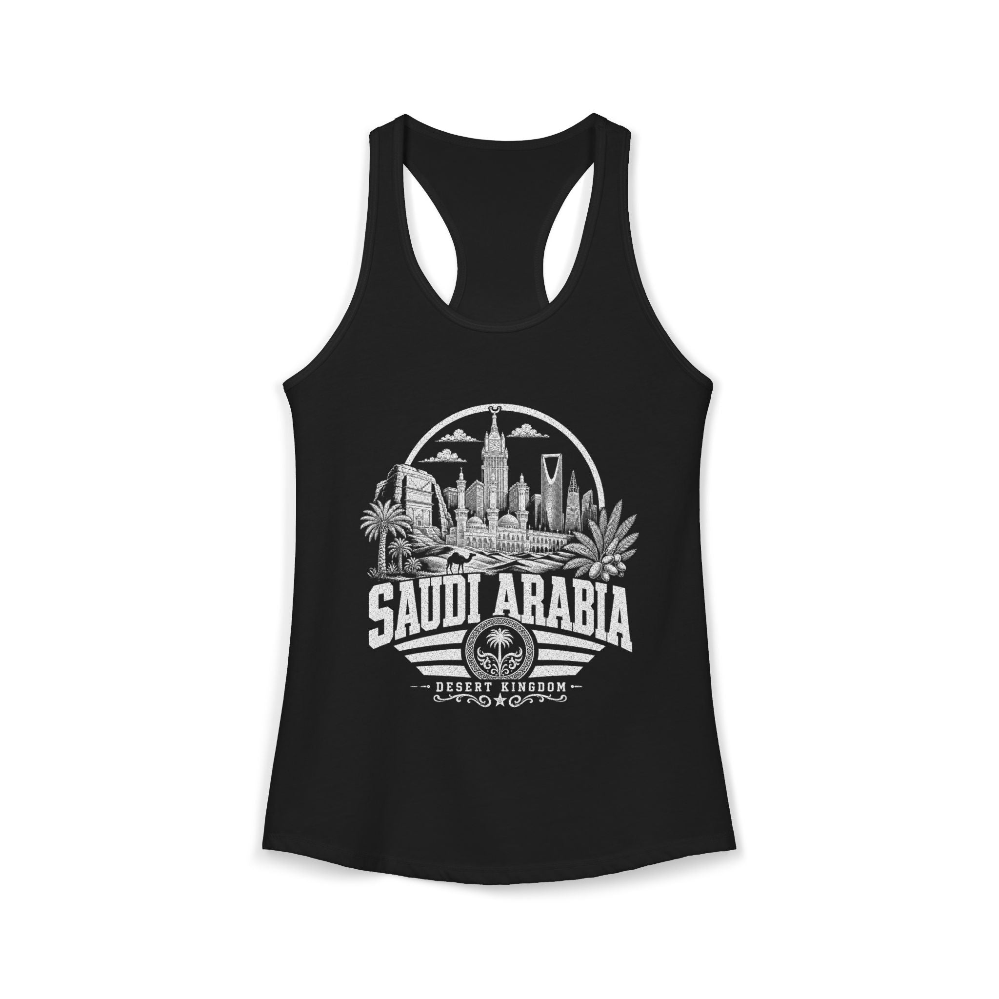 Camiseta sin mangas de mujer "Reino del desierto de Arabia Saudita"